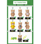Pop Mart Ted2 Teddy Bear Action Plush Pendant