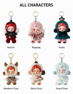 Pop Mart SKULLPANDA Winter Symphony Series Vinyl Face Plush Pendant Single Blind Box