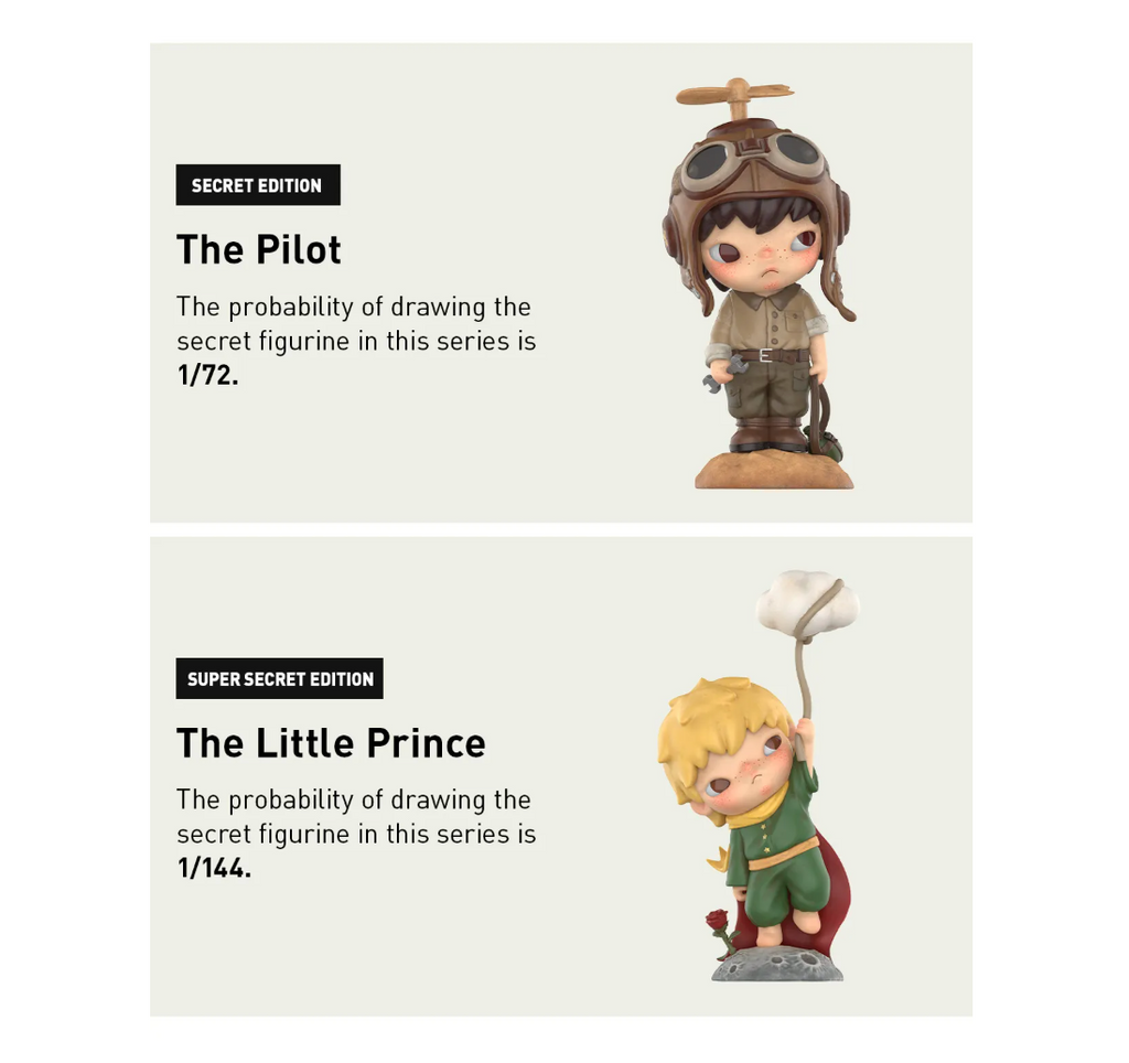 Pop Mart Hirono x Le Petit Prince Series Figures Single Blind Box
