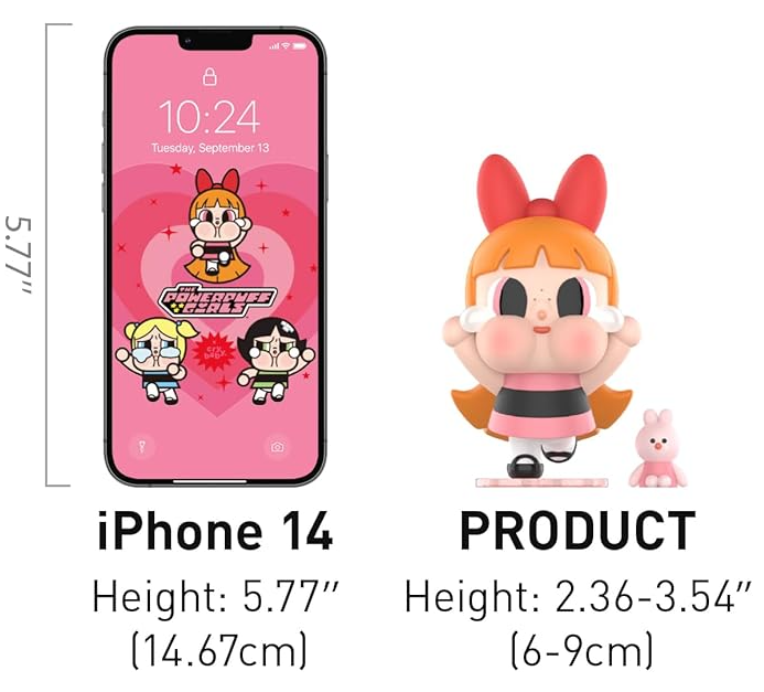 Pop Mart CryBaby x Powerpuff Girls Figures Single Blind Box