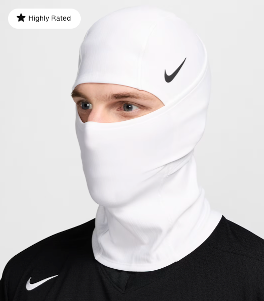 Nike Pro Hyperwarm Hood White