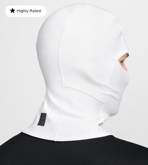Nike Pro Hyperwarm Hood White