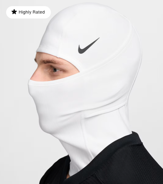 Nike Pro Hyperwarm Hood White