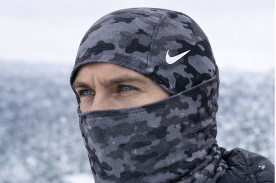 Nike Pro Hyperwarm Hood Grey