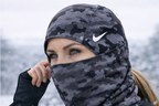 Nike Pro Hyperwarm Hood Grey