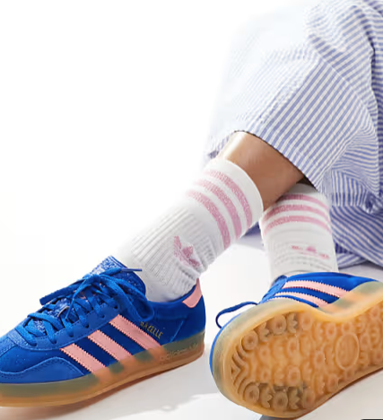adidas Gazelle Indoor Blue Semi Pink Spark (Women's)