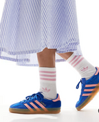 adidas Gazelle Indoor Blue Semi Pink Spark (Women's)