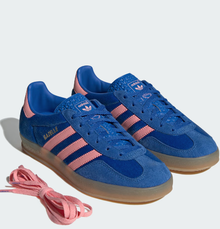 adidas Gazelle Indoor Blue Semi Pink Spark (Women's)