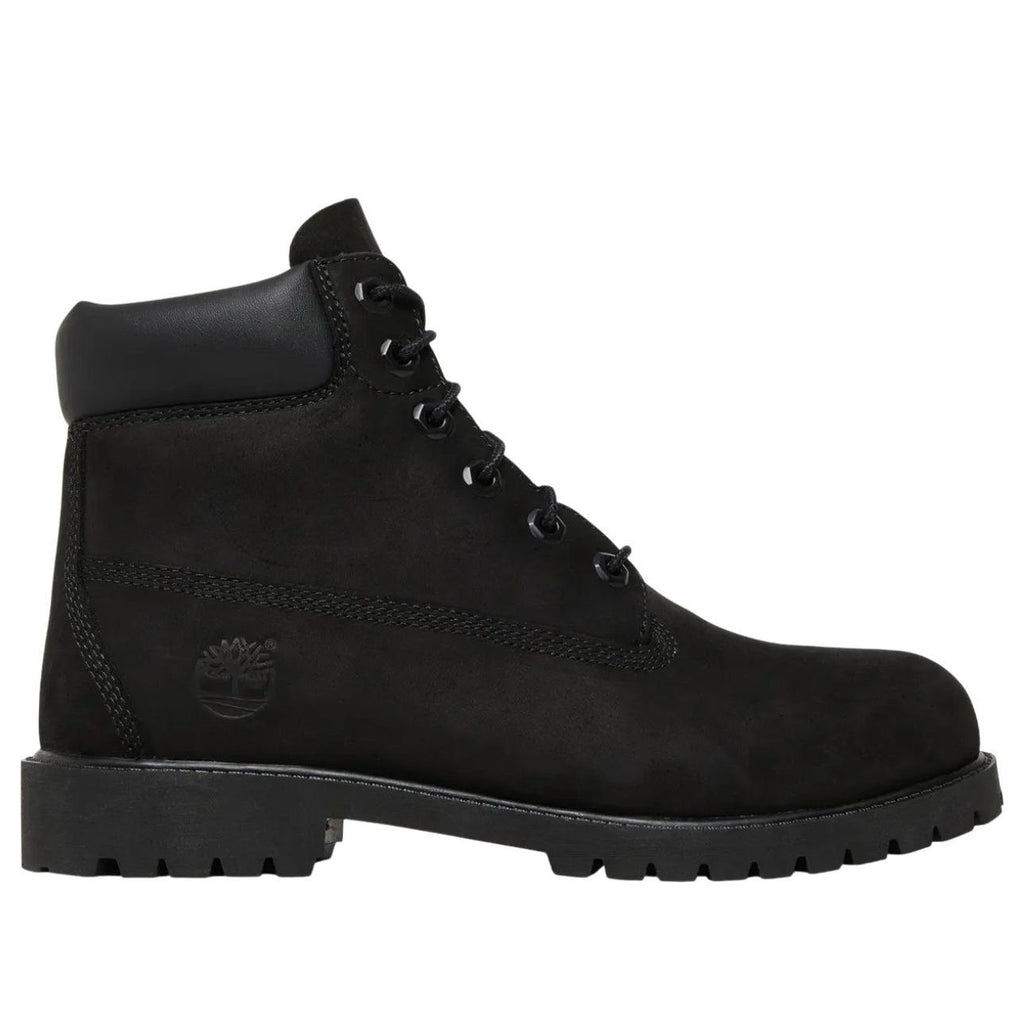 Timberland 6-Inch Premium Boot Black Nubuck (GS)