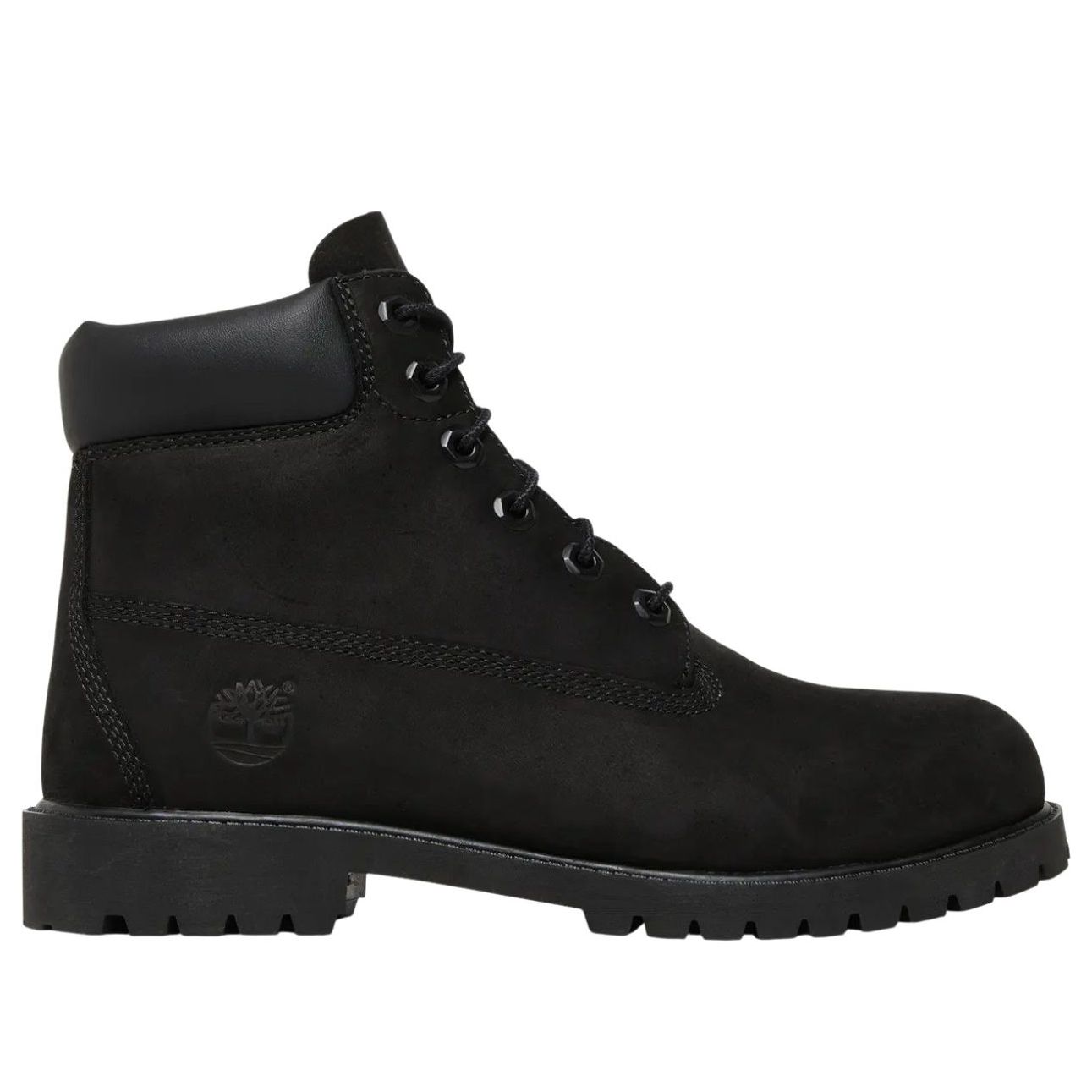 Timberland 6-Inch Premium Boot Black Nubuck (GS)