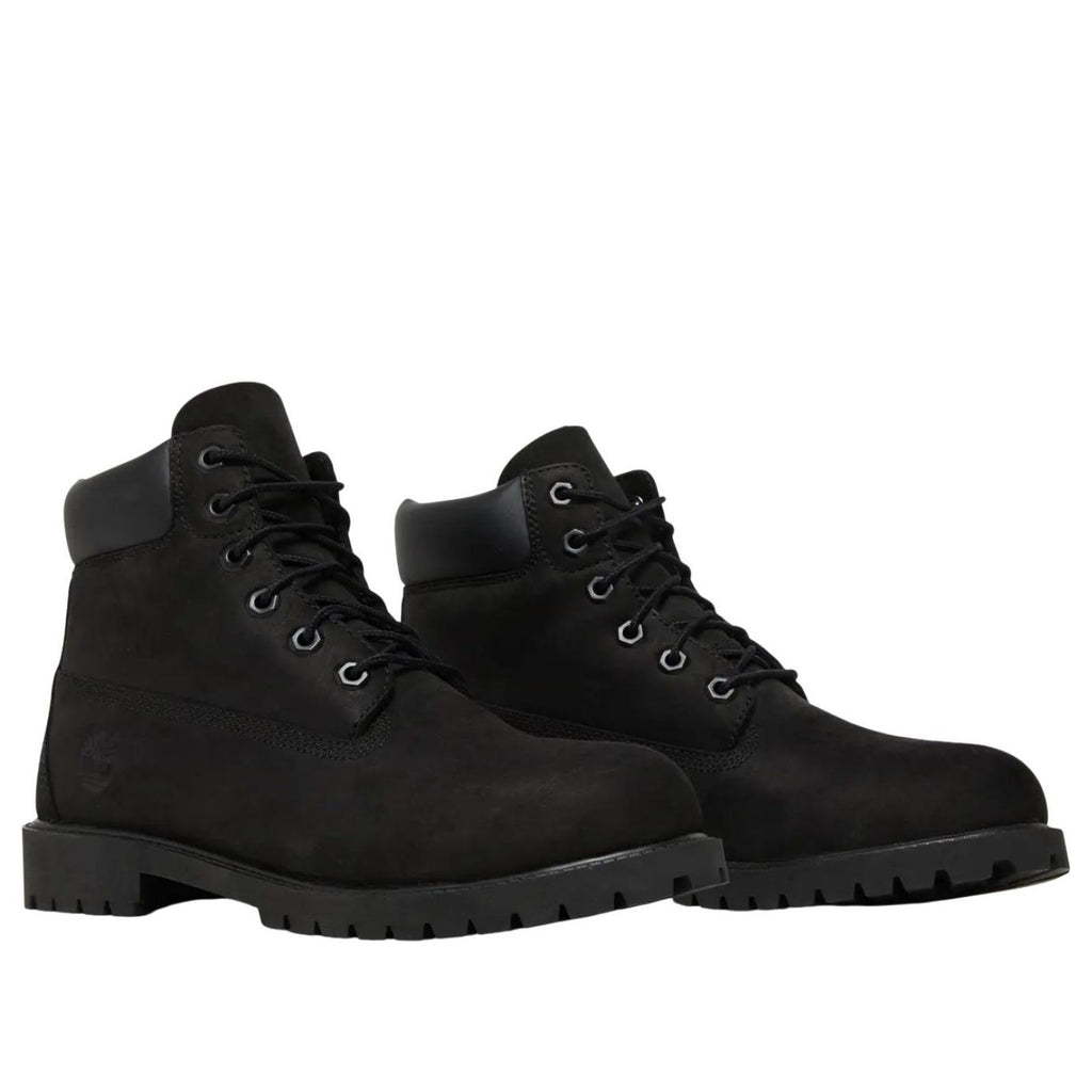 Timberland 6-Inch Premium Boot Black Nubuck (GS)