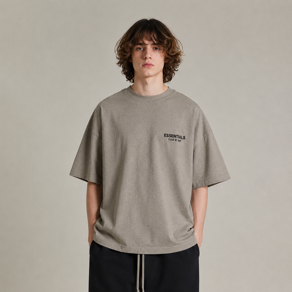 Fear of God Essentials Classic Fit T-Shirt 'Homestead Heather'