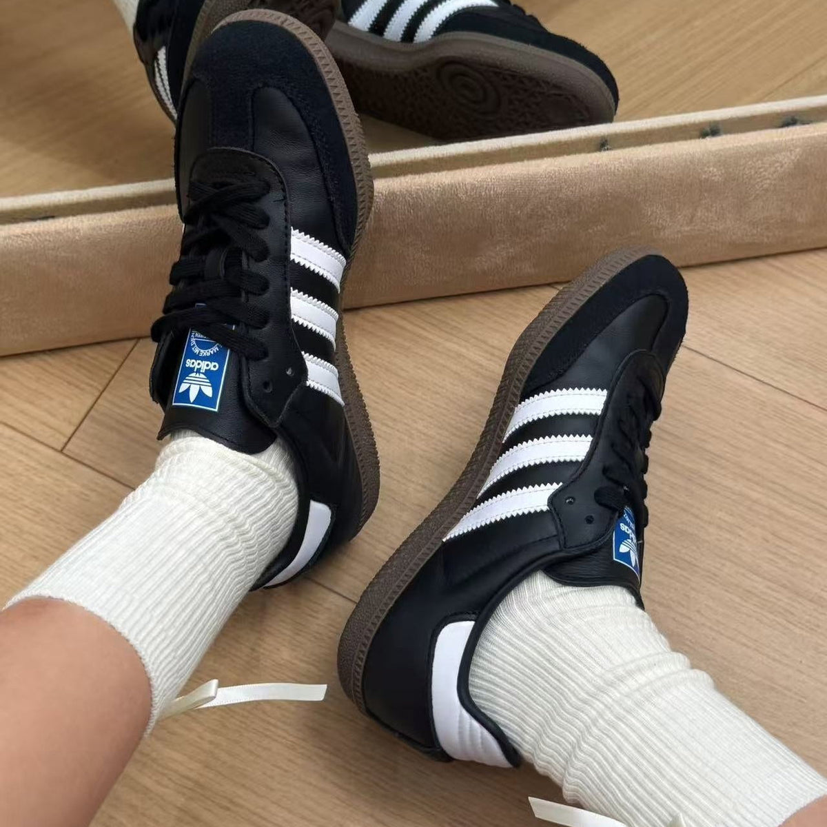 Adidas Samba OG Black White Gum (GS)