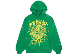 Sp5der Star OG Web V2 Hoodie - Slime Green