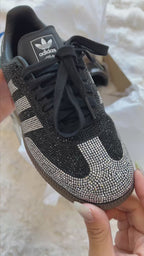 adidas Samba OG Rhinestone Black Silver (Women's)