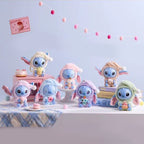 Miniso Top Toy Disney Stitch Eating Something Before Sleep Plush Keychain Single Blind Box