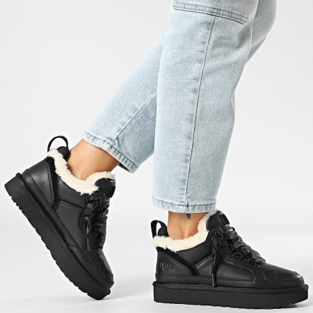 UGG Lowmel Leather Black (Women's)