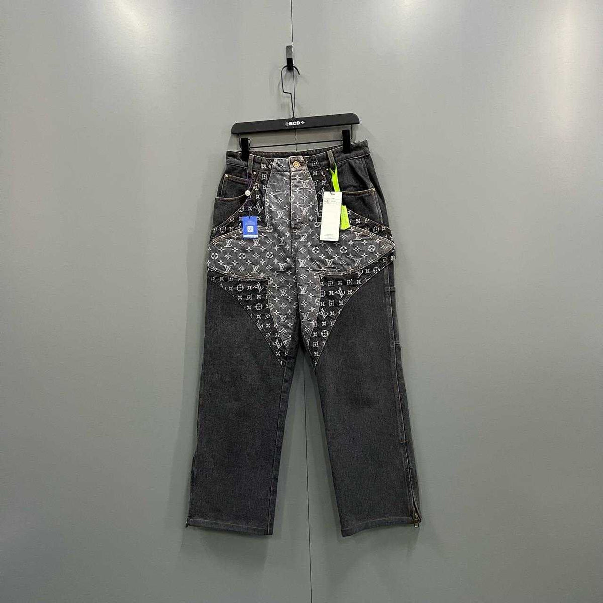 Louis Vuitton Monogram Flower Denim Pants