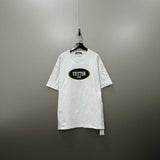 Louis Vuitton White Round Monogram Print T-Shirt