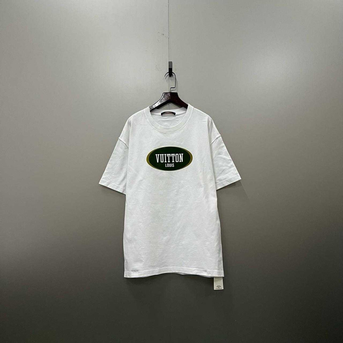 Louis Vuitton White Round Monogram Print T-Shirt