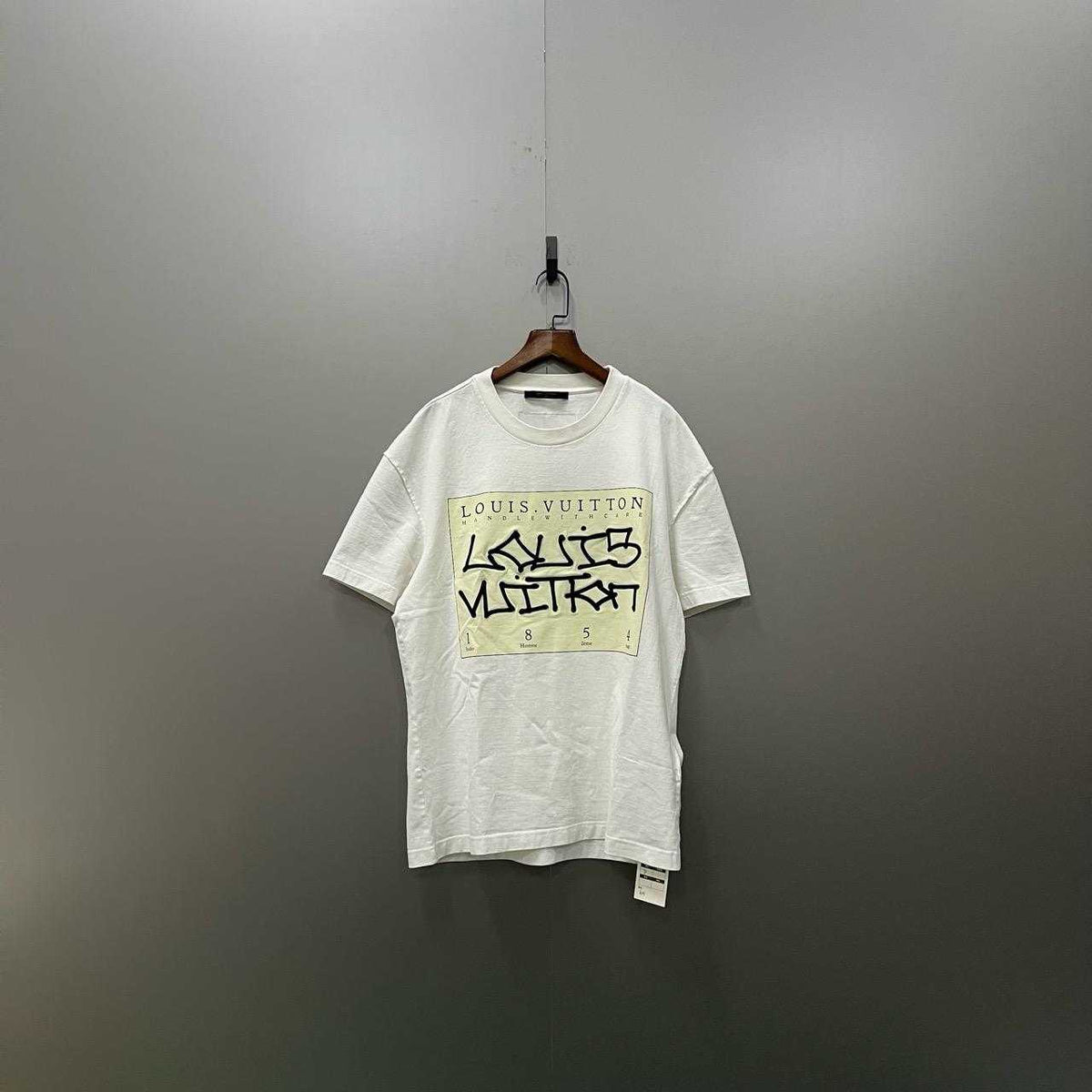 Louis Vuitton Signature Box Logo 1854 White T-Shirt