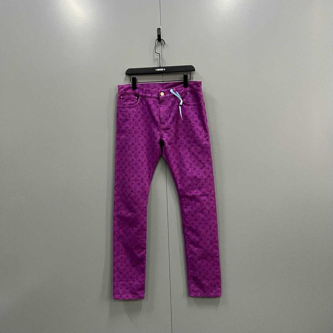 Louis Vuitton Purple Straight Jeans
